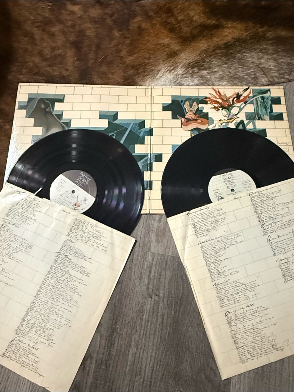 1979 Pink Floyd The Wall 2LP Vinyl Columbia PC2 36183 TML Mastering